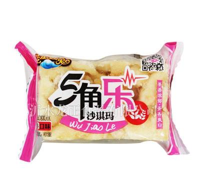 龍正食品 5角沙琪瑪，蛋香濃郁的批發(fā)餅糕點(diǎn)休閑小吃